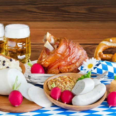 Comida típica de Baviera, Alemania Comida típica de Bavirera, Alemania